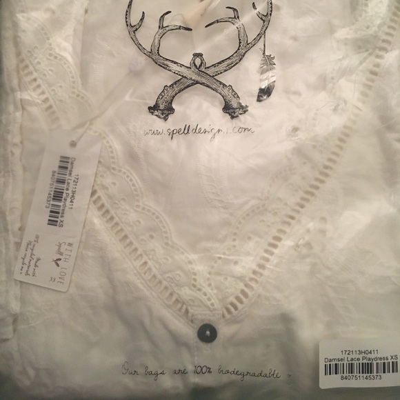 🆕 Spell Damsel White Lace Playdress - Picture 8 of 8